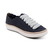Aetrex Women's Charlotte Navy Velvet -CA726