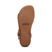 Aetrex Gabby Adjustable Quarter Strap Sandal Cognac Multi