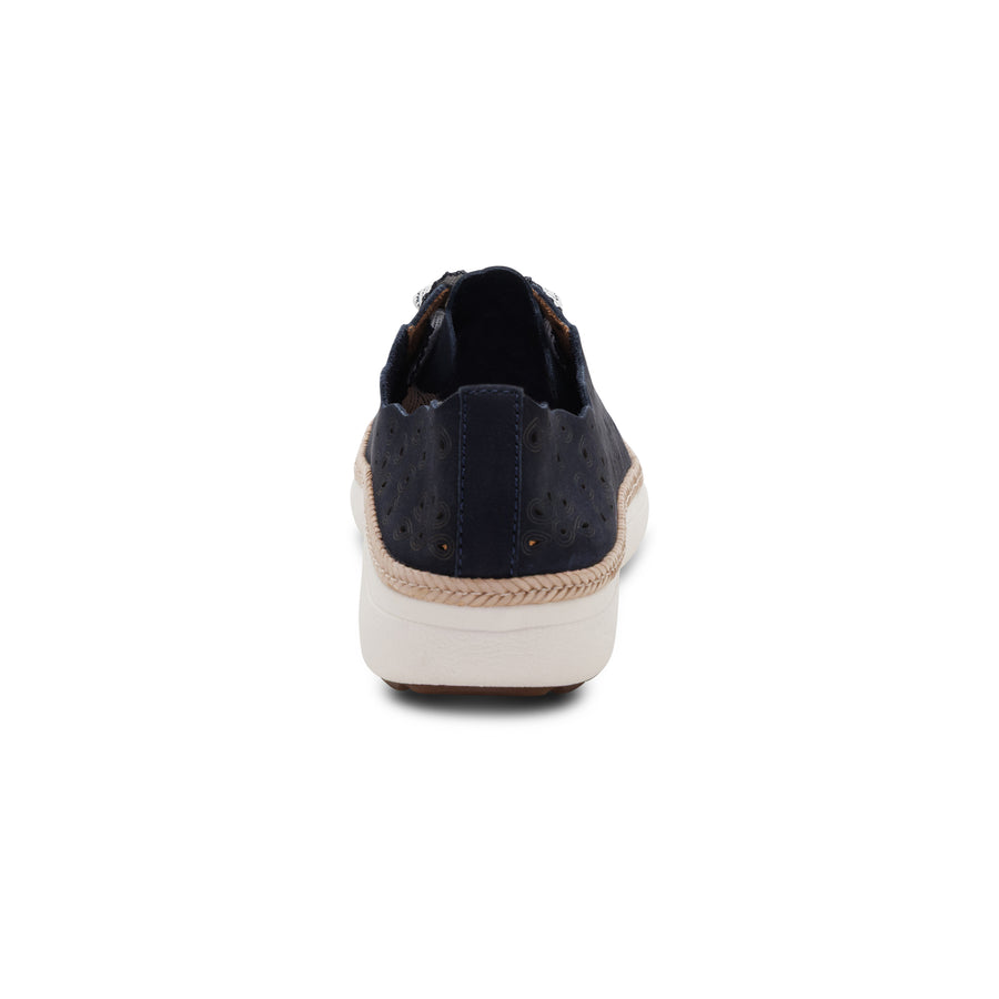 Aetrex Women's Charlotte Navy Velvet -CA726