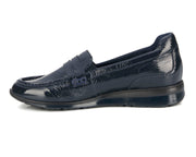 Ros Hommerson Dannon Navy Crinkle Patent