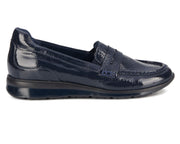 Ros Hommerson Dannon Navy Crinkle Patent
