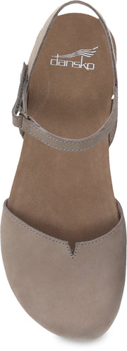 Dansko Rowan Taupe Milled Nubuck