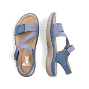 Rieker Franja 70 (64870-14) Royal /Jeans-Weiss