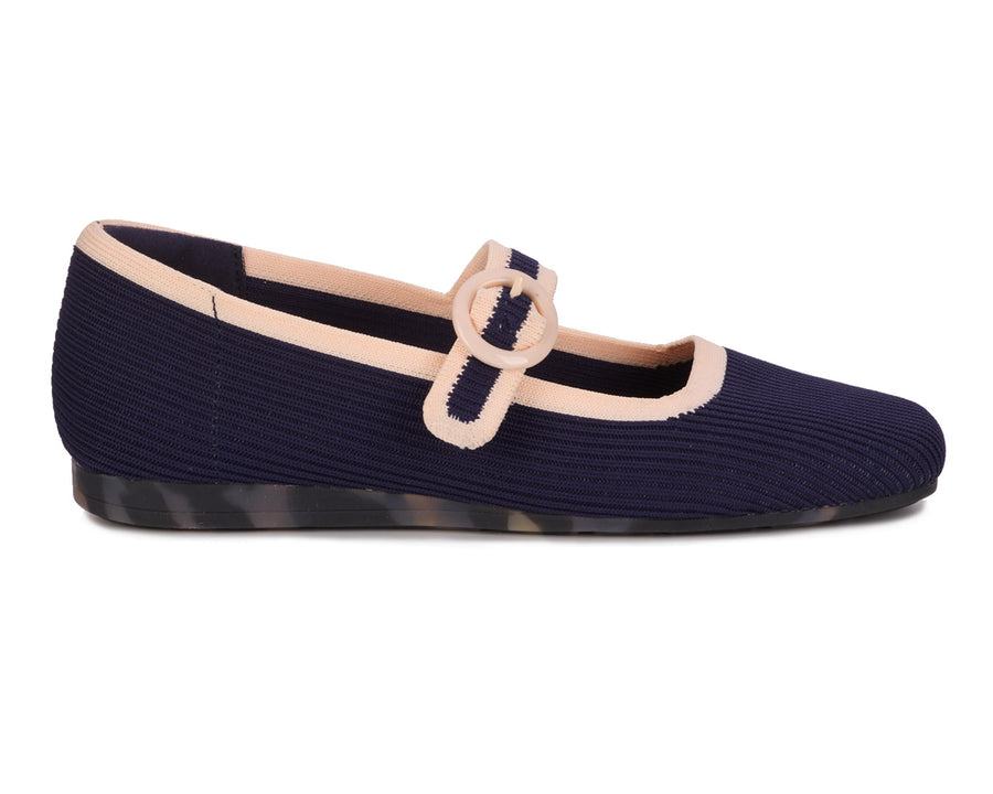 Ros Hommerson Naomi Navy/Cream Knit