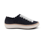 Aetrex Women's Charlotte Navy Velvet -CA726