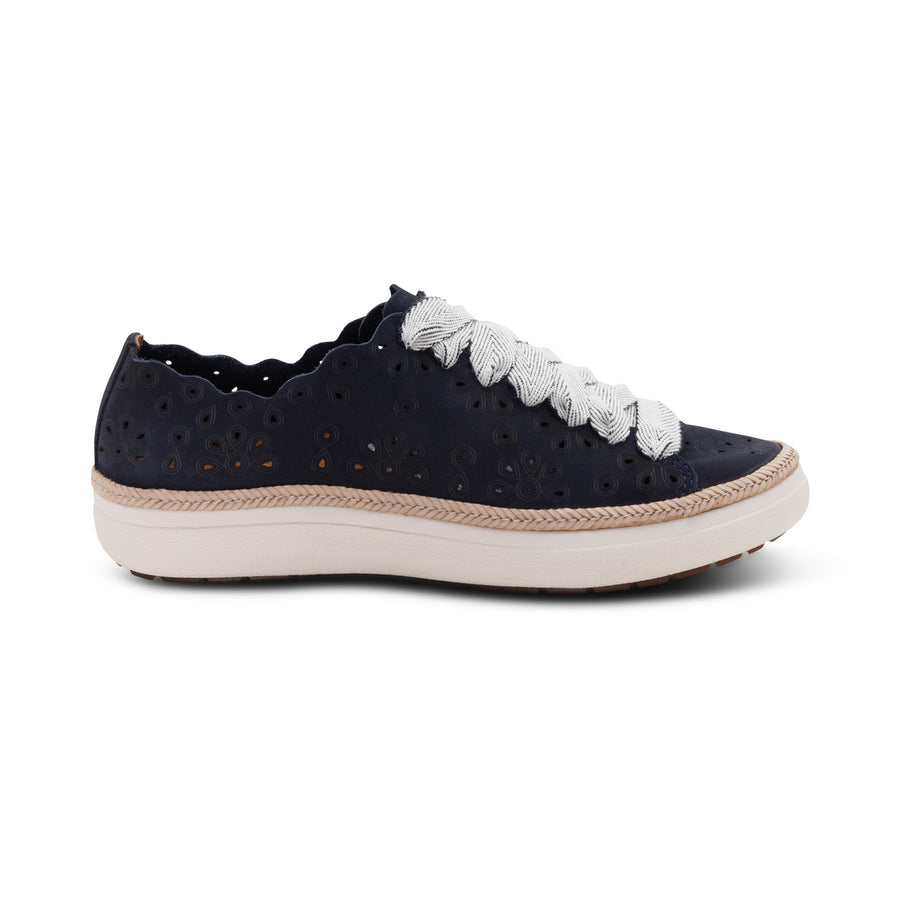 Aetrex Women's Charlotte Navy Velvet -CA726