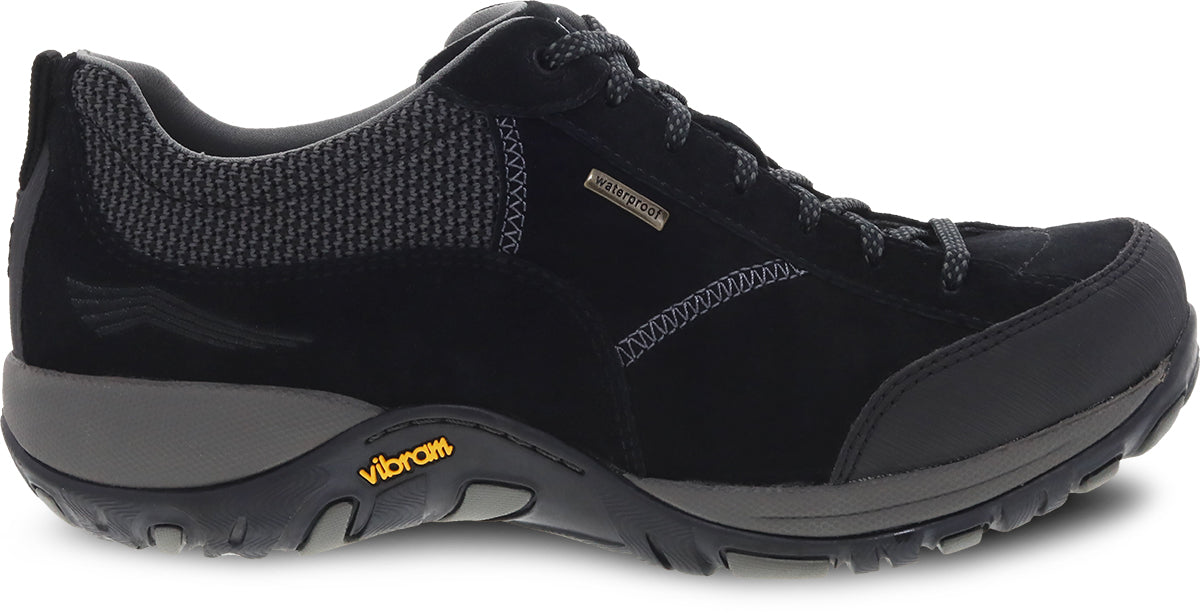 Dansko Paisley Black/Black Suede
