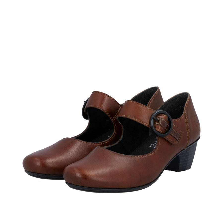 Rieker Mary Jane Heel (41756-22) Brown