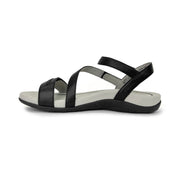 Aetrex Gabby Adjustable Quarter Strap Sandal Black Multi