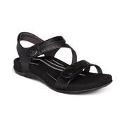Aetrex Jess Quarter Strap Black
