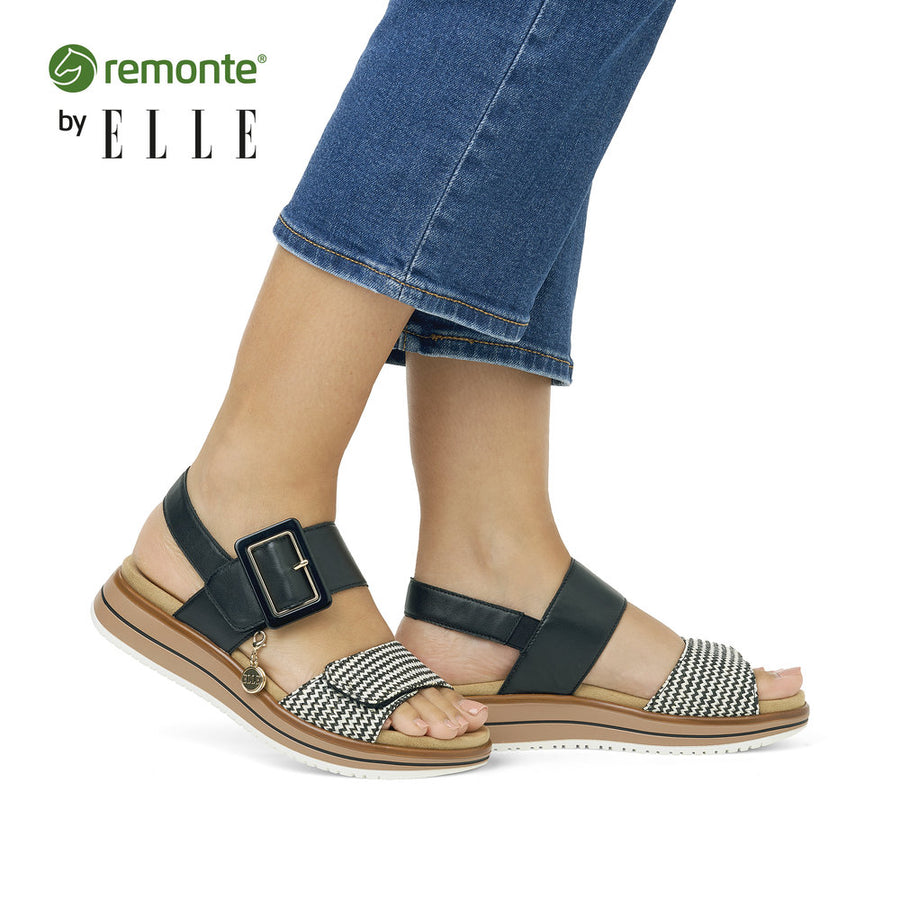 Remonte Jocelyn 53 Schwarz-Crema (D1J53-02)