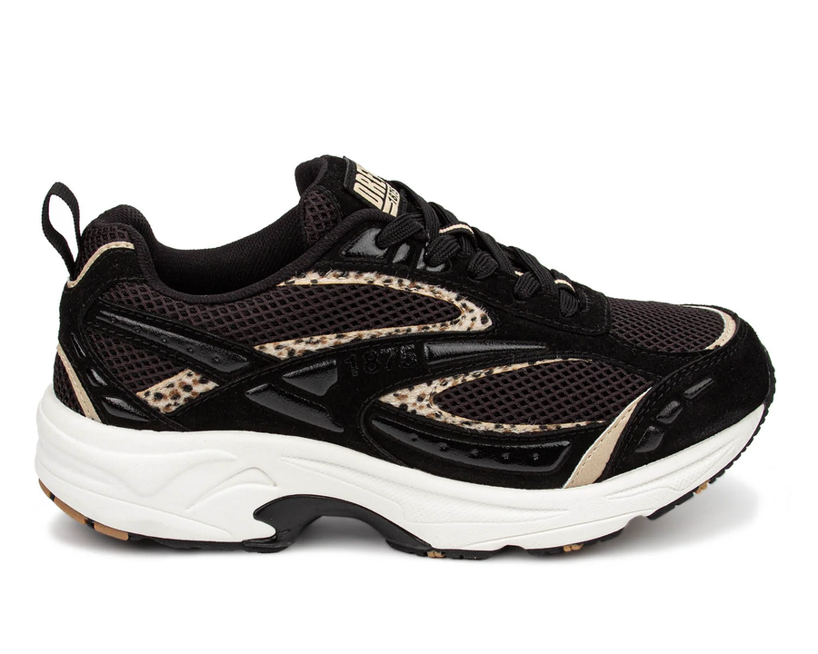 Drew Women's Fiona Black Leopard Combo