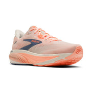 Brooks Women's Ghost 18  Star White/Cyber Peach/Grey