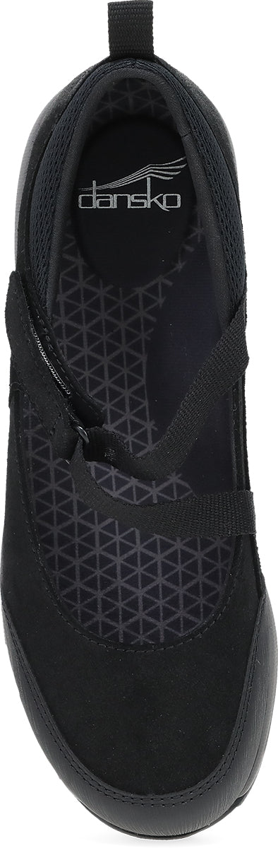 Dansko Primrose Black Burnished Suede