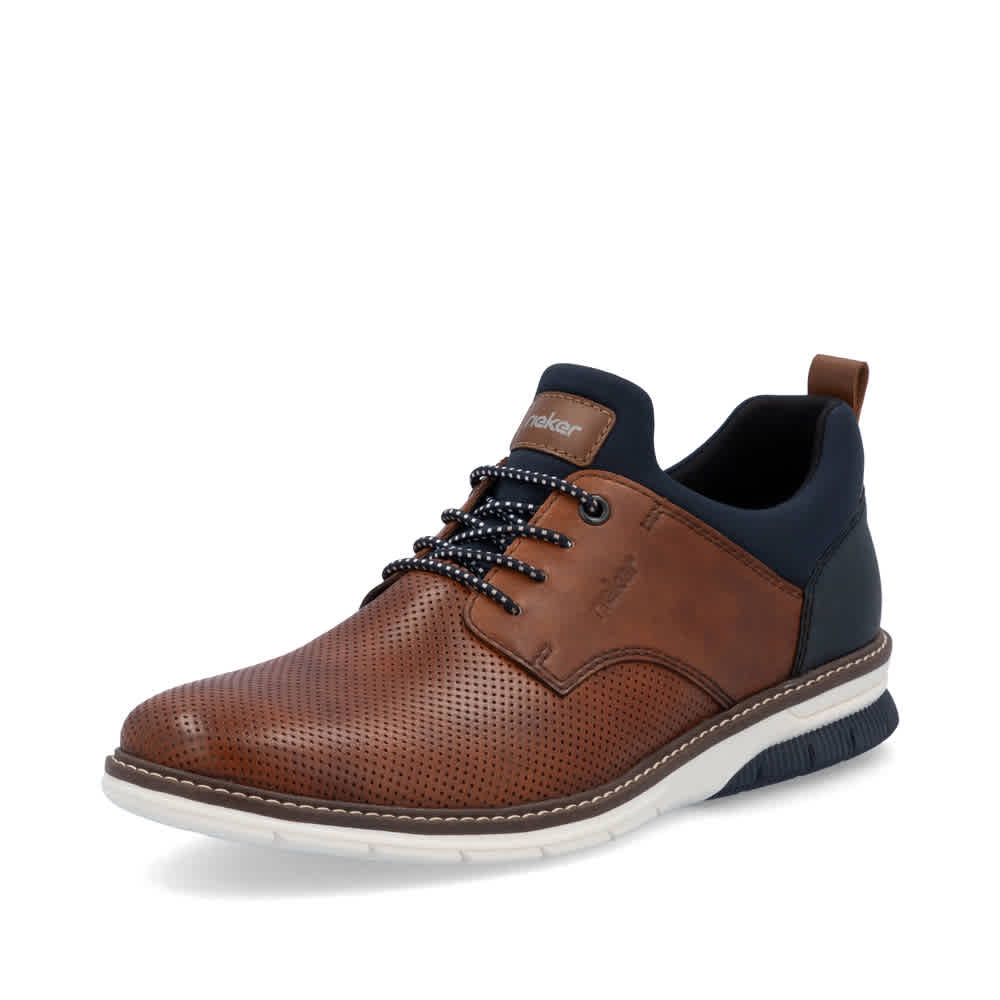 RIEKER DUSTIN 50 NUSS/LAKE/NAVY/AMARETTO (14450-22)