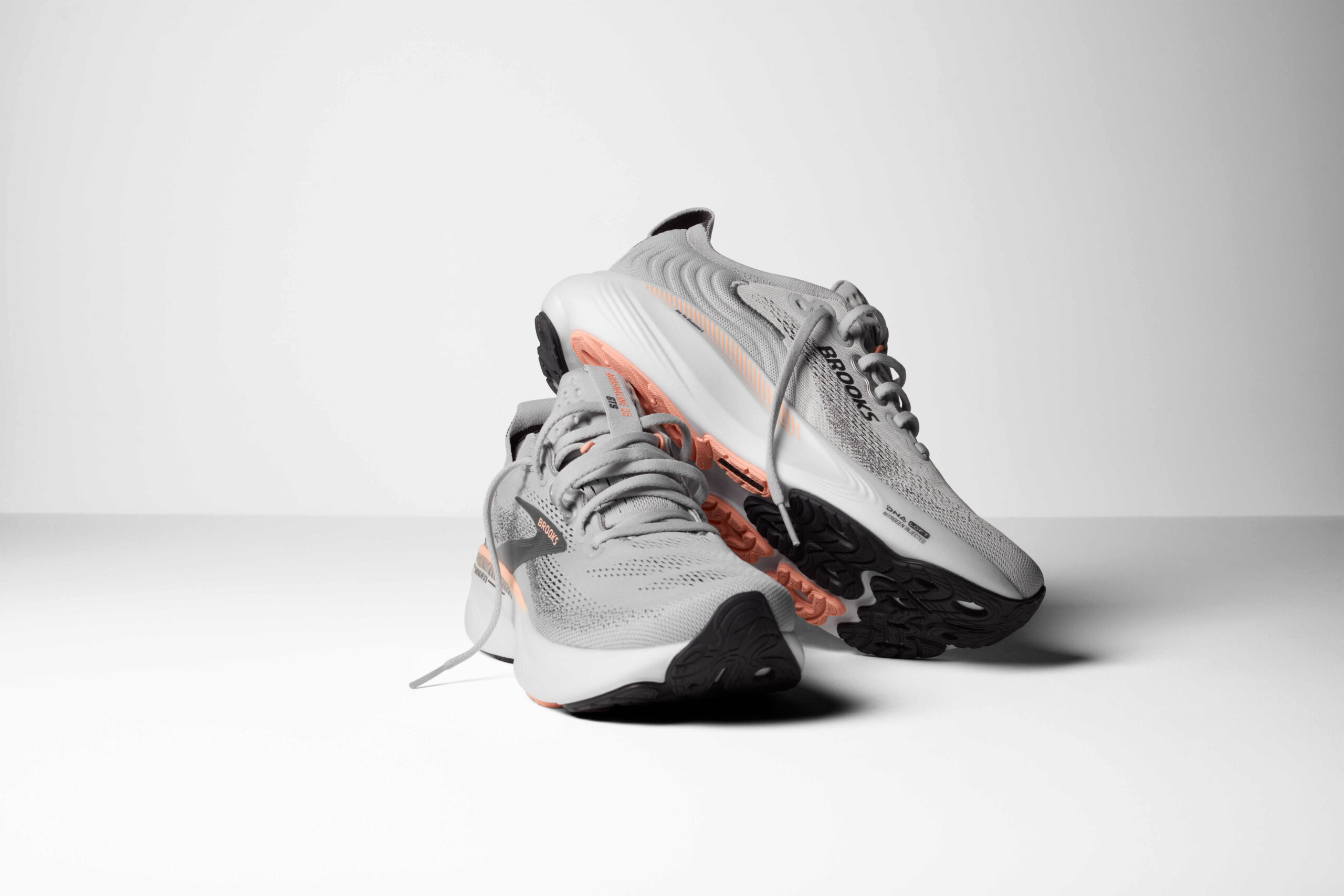 BROOKS ADRENALINE GTS 25 GREY/BLKPEARL/CORAL - Image 9